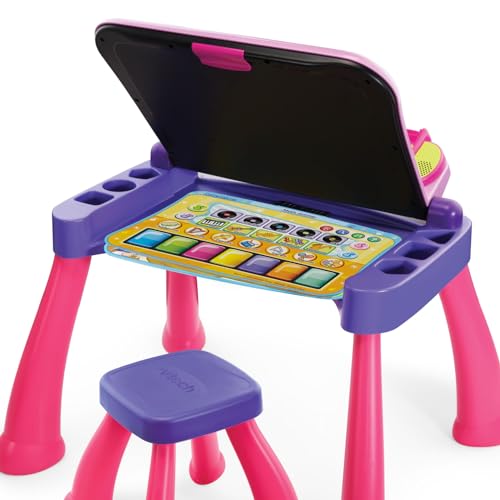 Image of VTech Touch and Learn Activity Desk Deluxe, Pink
