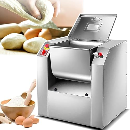 Dfdieratve Commercial Food Mixer, Electric Food Mixer Commercial, 15KG/25KGHeavy Duty Dough Flour-Mixing Machine for Household Stand Mixers Bakery Pizzeria Restaurant,25kg Dough