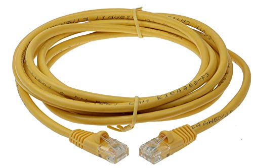 Cable de Red Ethernet Cat 5E UTP 1.5 ft Amarillo miniatura 1