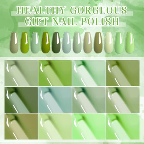 Set de 12 Esmaltes en Gel MTSSII Verde miniatura 5