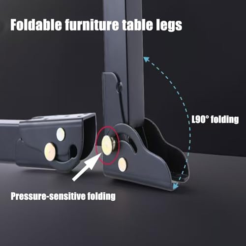 Patas plegables de mesa ajustables para reparar muebles cojos y renovar escritorios con facilidad 6