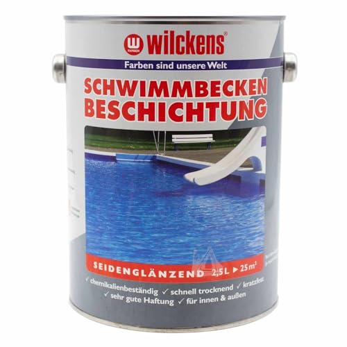 Wilckens Schwimmbecken Beschichtung, poolblau, 2,5 Liter 11651200080