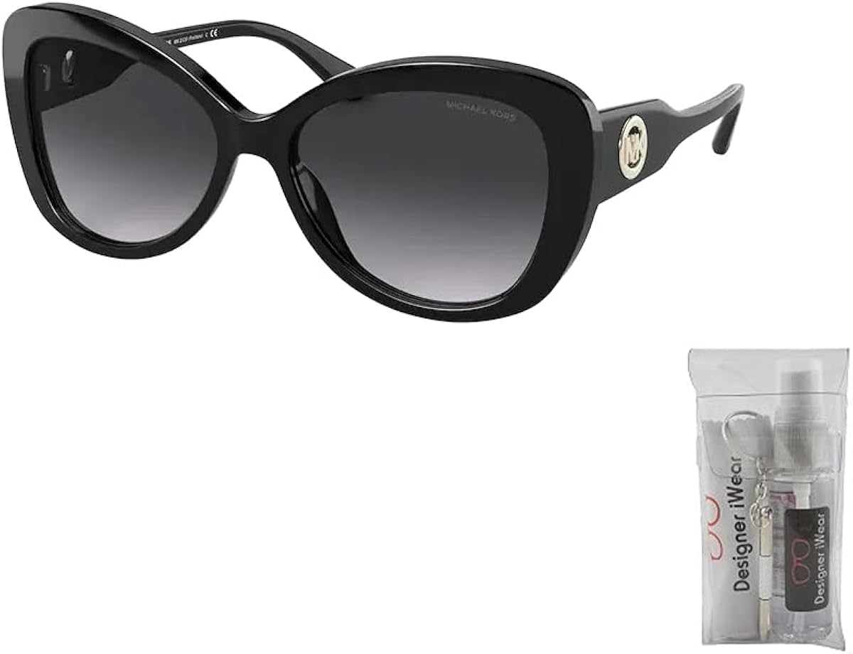 Vista 2 de Michael Kors MK2120 Positano Butterfly Sunglasses for Women BUNDLE With Designer iWear Complimentary Eyewear Kit