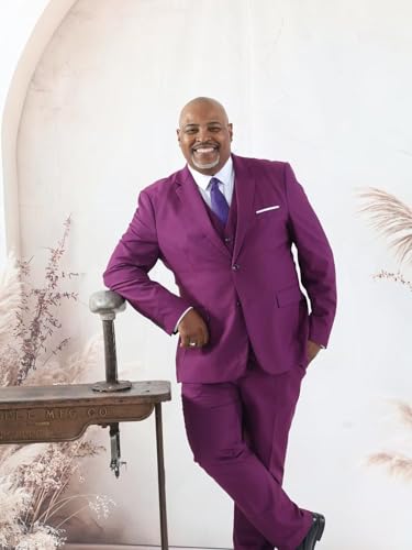 Mens Suit for Wedding 3 Piece Formal Slim Fit Suits 2 Button Casual Blazers Vest Pants Set for Men Prom Suits3