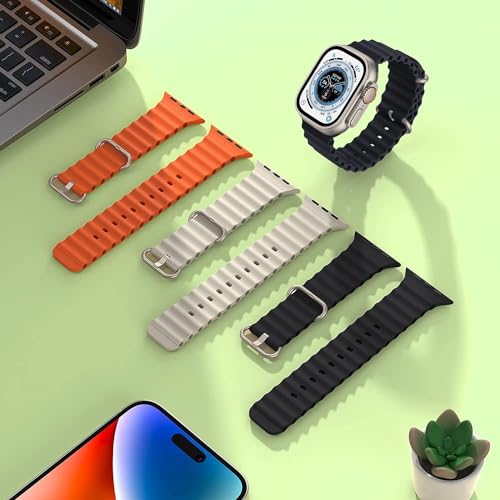 Image of STRAPY Strap Bands for F ire Boltt Ring BSW005, Compatible with 42mm | F ire Bolt Ring Pro BSW029 || Fire Boltt Ring Plus | F ire Boltt Call BSW014 | F ire Boltt Visionary BSW046 | Smartwatch Only