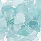 Ausluru 5LB Frosted Sea Glass Vase fillers Crushed Glass, Sea Glass Decor Ideal for DIY Craft, Aquar