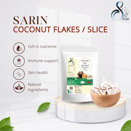 Image of NATURAL DRY COCONUT (COCONUT FLAKES, 400GM)