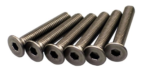 Image of Kyosho 3x18mm Titanium Flat Head Hex Screw (6)