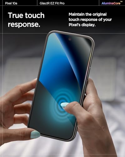 Image of Spigen EZ Fit Pro Tempered Glass Screen Protector Guard for Pixel 10a [2 Pack]