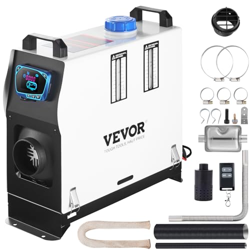 VEVOR Riscaldatore ad Aria Diesel 12V, Riscaldatore di Parcheggio, Riscaldatore per Camion 8KW all...