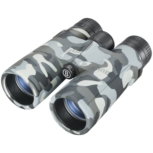 Bushnell Binóculos camuflados blackout 10 x 42 para adultos, binóculos para caça, observação de páss