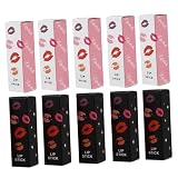 PACKOVE 50piezas Conjunto De Cajas De Embalaje Para Pintalabios y Brillo De Labios Cajas Vacías Para Regalos Románticos Para Envolver Lápiz Labial y Estuches De Obsequio