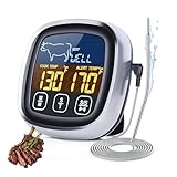 Medidor De Temperatura Para Carne,Herramienta Medición Digital Impermeable Hornear Cocina Parrilla Horno Horneado En Casa Y Asado Filete
