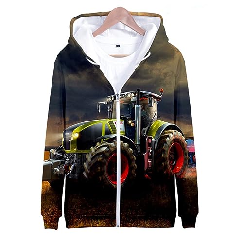 Mode oversize à capuche imprimé 3D pour la cour de récréation - 4