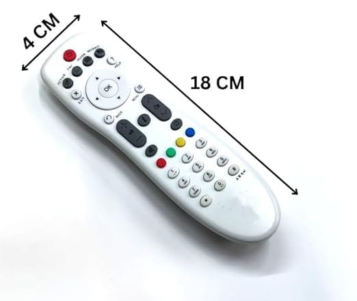Image of Videocon New Model D2H Remote Original HD Box Set Top Box (Non Voice | Not RF) Exactly Same Remote Will Work Only - Please Match The Image with Your Old Product