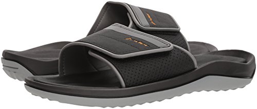 Rider Men's Dunas Evolution II Slide Sandal, Black/Grey, 13 Medium US ...