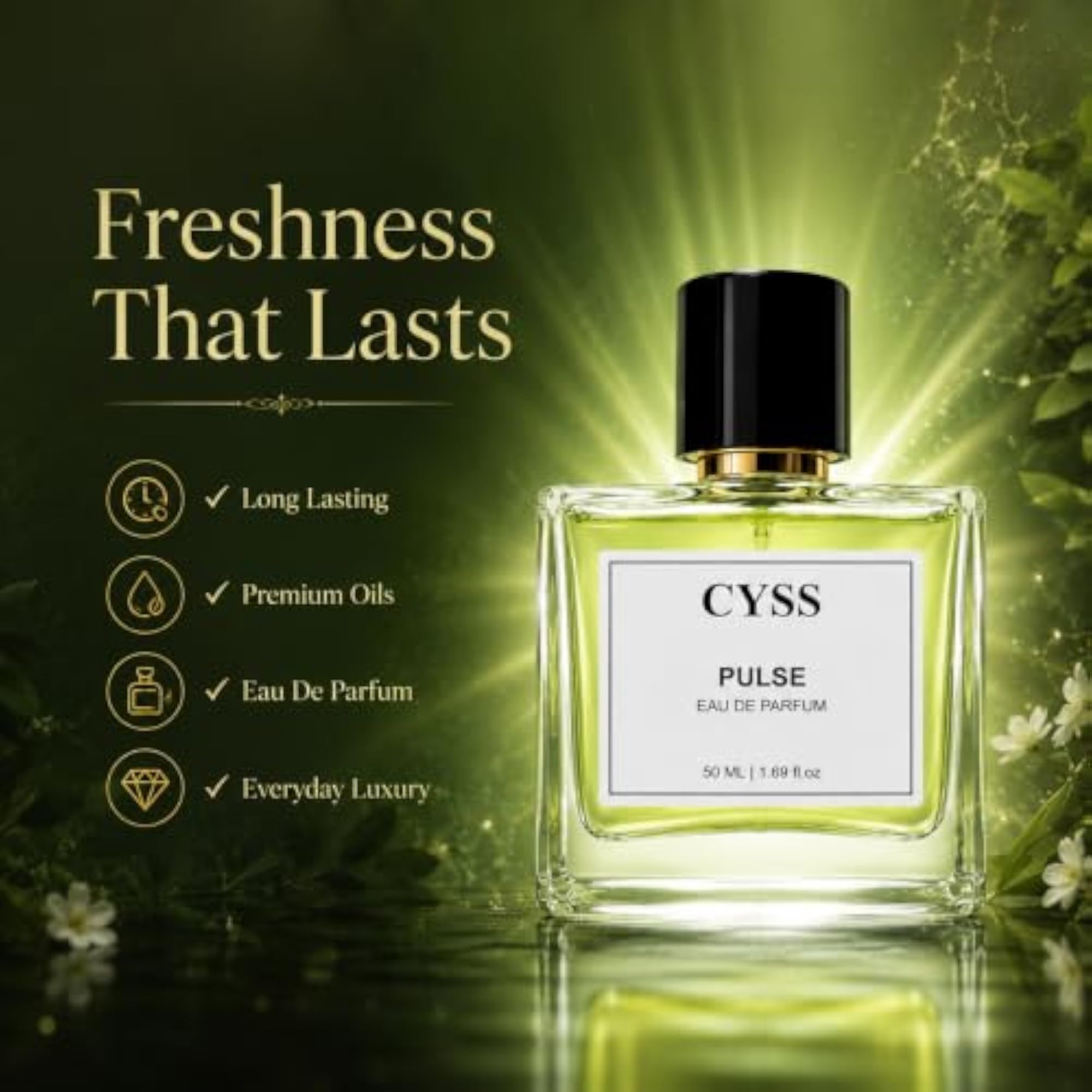 Pulse Eau De Parfum 50ml, Luxury Long-Lasting