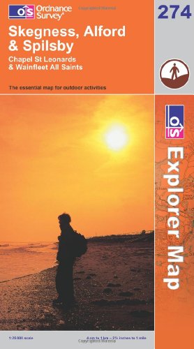 OS Explorer map 274 : Skegness, Alford & Spilsby