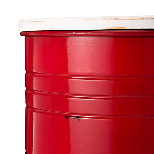 glitzhome-Set-of-2-Rustic-Santa-Belt-Storage-Ottoman-Seat-Stool-Farmhouse-End-Table-Galvanized-Metal-Accent-Side-Table-Toy-Box-Bin-with-Round-Wood-Lid-for-Living-Room-Furniture-Christmas-Red