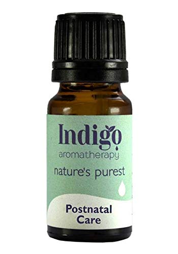 Indigo Herbs Postnatal Care Essential Oil Blend 10ml | Clary Sage, Grapefruit, Fennel & Bergamot