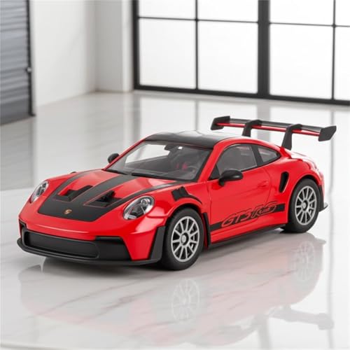Image of Royal Cellar RC Drift Car 1:24 Scale 4WD | 20KM /H High-Speed Remote Control Car with LED Lights | 2.4GHz Rechargeable Drift Racing Car with Extra Tires & Cones | Gift Boys & Girls (Sparking Porshe)