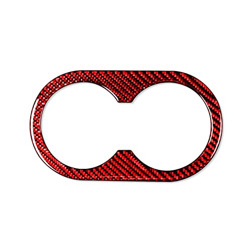Portavasos central trasero para asiento de carro rojo miniatura 1