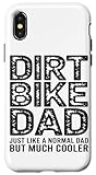 Ottimo per chi ama i temi della Dirt Bike e vuole una linea papà forte con parole chiave extra come Moto Rider Pride Trail Adventure Bike Pedal Driven Spirit Road Focus Racing Passion Dirt Track Vibes e Father Lifestyle Message.