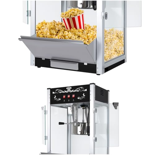 Image of 16 Oz Commercial Popcorn Machine, Countertop Pop Corn Maker for 80 Cups per Batch, Bar Style Popcorn Popper with Scoop, Oil Spoon & Popcorn Cups, Movie Night Supplies, Black