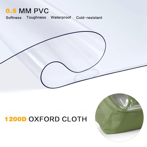 Image of PAMANO Clear Backpack Heavy Duty Transparent See Through Bag for College Work Travel Security