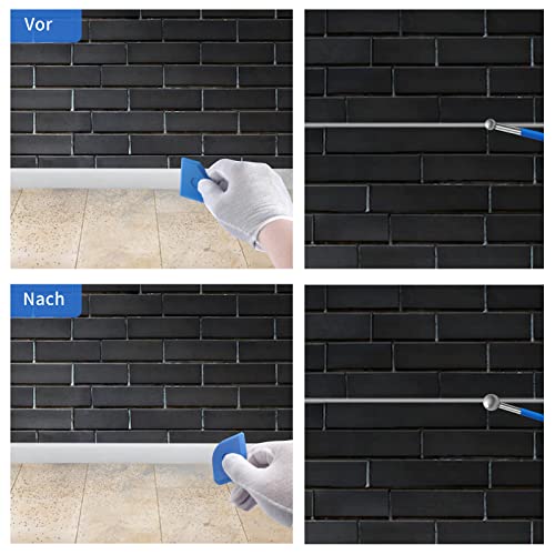 9 Stück Werkzeug Schaber Kit Fugenglätter Set, 4 Stück Metallkugel Abzieher und 5 Stück Silikon Fugenglätter, Silikonfugen abzieher Caulking Werkzeug Kit Fugenglätter Set Für Badezimmer, Küchenfliesen