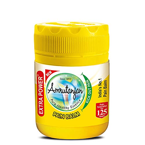 Amrutanjan Pain Balm Extra Power - 50 ml | Suitable for Headache, Stress, Cold | 100% Ayurvedic | Starts working within 1 minute.