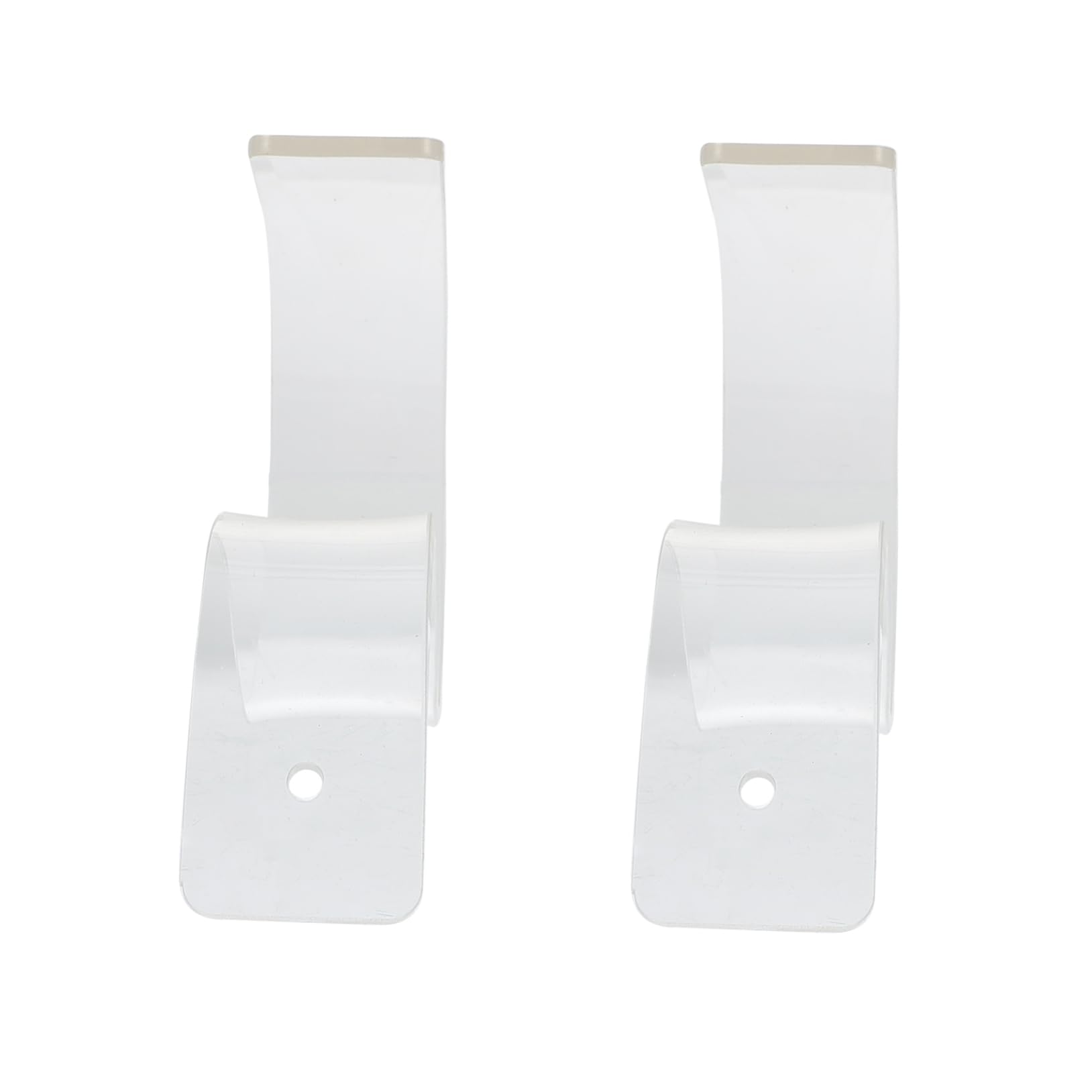 Unomor Belt Rack Display Case 2pcs Acrylic Belt Stands Holder Display Stands for Shop