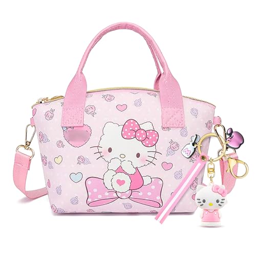Driflo Kitty Handbag Kitty Keyring Kitty Bag Kitty Backpack Cartoon Bag Play Purse Make Up Handbag for Birthday Gift