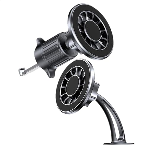 Qkbuza Soporte magnético para teléfono para ventilación de coche, soporte ajustable para automóvil, soporte magnético fuerte para teléfono celular, accesorios de coche para camión, sedán, furgoneta
