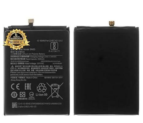 Image of Original BN53 Battery for Redmi Note 9 pro M2003J6B2G Battery with 6 Month Warranty *** (G00291)