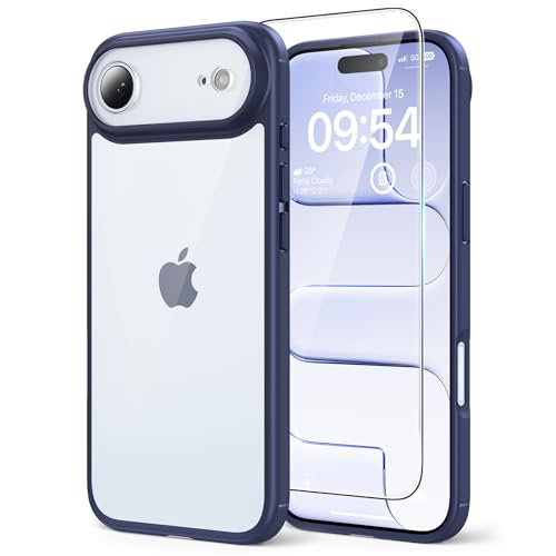 TAURI fĂĽr iPhone Air HĂĽlle 6,5" mit Schutzfolie - Tiefblau