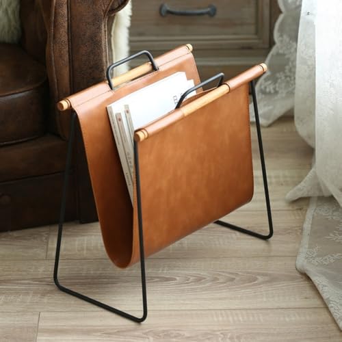 Aoyhome���[���b�N �}�K�W���X�^���h �܂肽���݃��U�[�� �n�����b�N�^ �����Ȗ{�I �J�t�F�\�t�@�p �G���V�����[���b�N (�u���b�N) (���F�̍����t���[��)