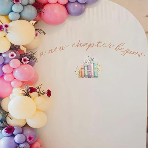 Vinilo decorativo A New Chapter Begins gris 10x2 pulgadas miniatura 1
