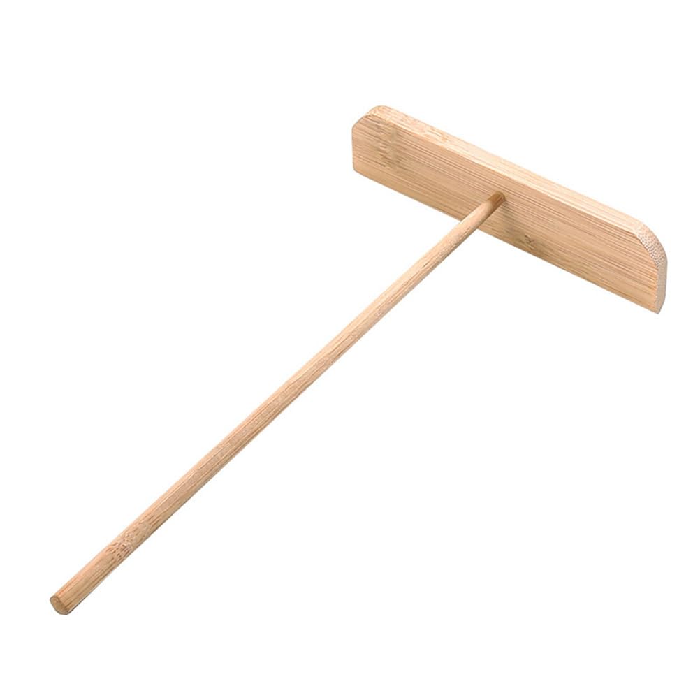 Hemoton crepe turner wood crepe spreader crepe spreader tools spreading tool Crepe Maker crepe spreader crepe scraper cake making supplies kitchen tools Wooden original applicator