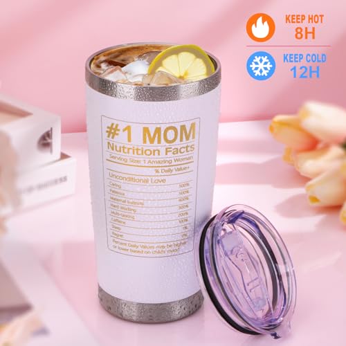 Birthday Gifts for Mom from Daughter Son - Christmas Presents for Mother in Law, Mama, Stepmom Birthday Gifts Basket, Best Mom Ever Gift Ideas Personalized Mothers Day Gift Box w/Tumbler - Image 4