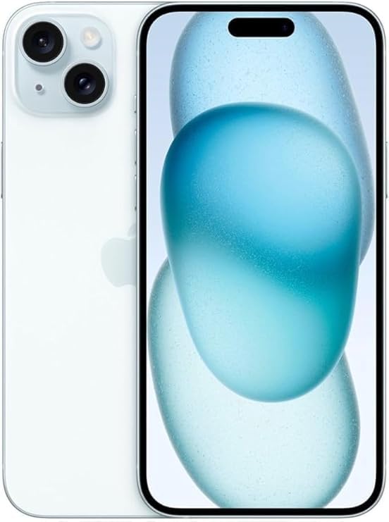 Image of Apple iPhone 15 Plus, 128GB, Green - Locked to TracFone (Renewed)