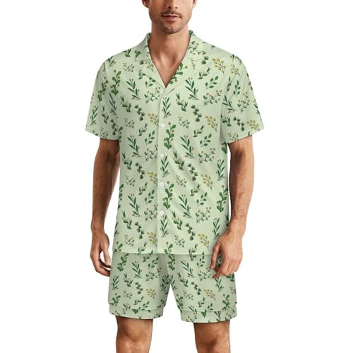 Pyjama homme boutonné blanc pour éviter la chaleur la nuit taille 36
