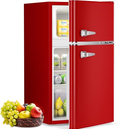 Antarctic Star F5890R Compact Mini Refrigerator Separate Freezer cover