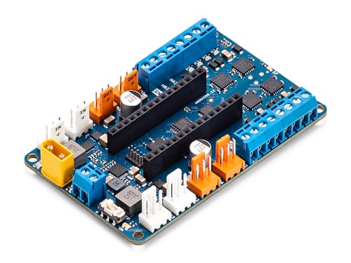 Arduino Nano Motor Carrier [ABX00041] - Carte d'extension pour contrôler Moteurs, idéale pour projets robotiques et Applications DIY Nano IDE.