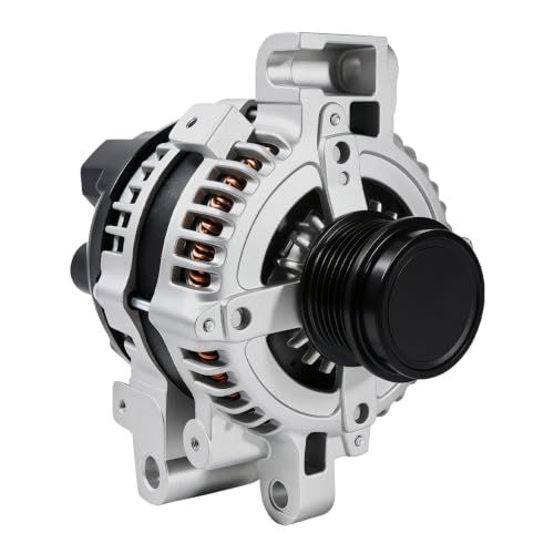 Image of 11787N Alternator Compatible With Chevrolet Camaro V6 3.6L 2012 2013 2014 2015, 12V 140Amp High Output, 6 Groove Pulley, Replace OE 22888109,104211-8131, 22859538, AND0641, AL8846X