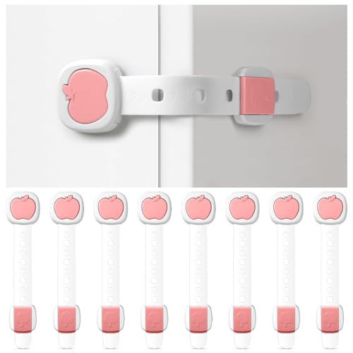 💝【Facile da Installare】 Queste chiusure bambino per ante sono semplici da installare. prima di installare il dispositivo di sicurezza per bambini, si prega di pulire la superficie per assicurarsi che non sia sporco, premere il blocco di sicurezza per 30 secondi e poi lasciarlo riposare per 24 ore per migliorare l'aderenza. nessuna foratura o attrezzi necessari.