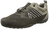 Transpirable Geox U RAVEX, Zapatillas Hombre, Grey Lt Grey, 42 EU