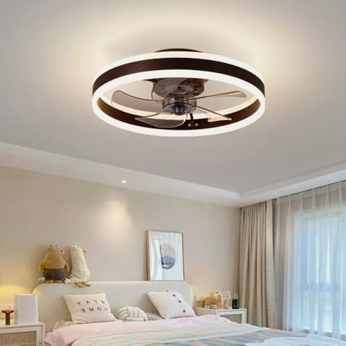 Blendra 50cm Modern LED Ceiling Fan with Lights & Remote - 6 Speeds, Dimmable, Energy-Efficient & Stylish Design for Bedroom, Living Room, Kitchen