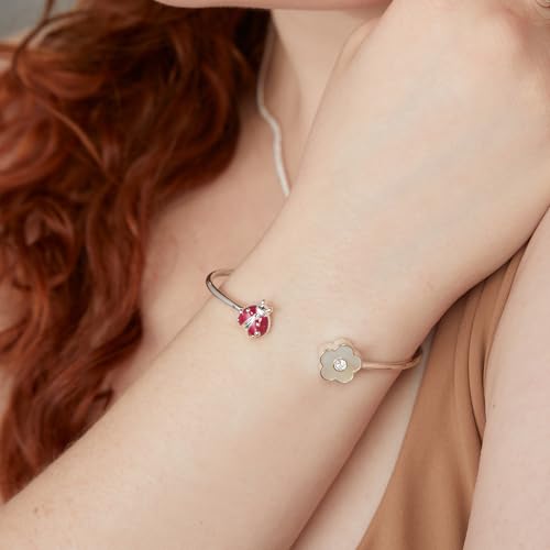 Alex and Ani Ladybug and Daisy Flex Cuff4