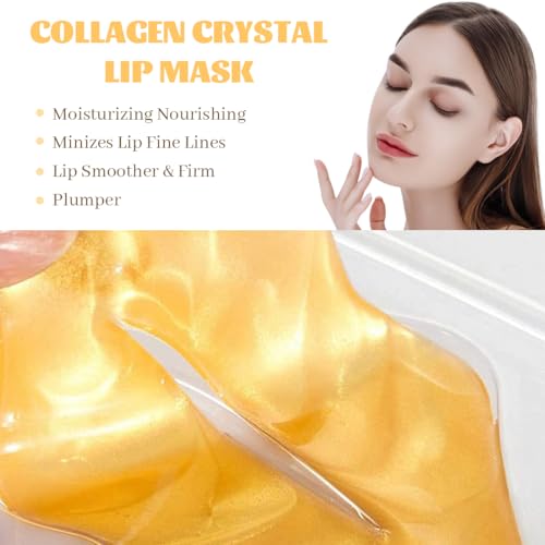 CATOR Lippenmaske，Lippenmaske Pads，Collagen Feuchtigkeit Lippenpflege Mask，Reduzieren Feine Linien Lippenpeeling Lippen Maske，Lip Masken Beauty